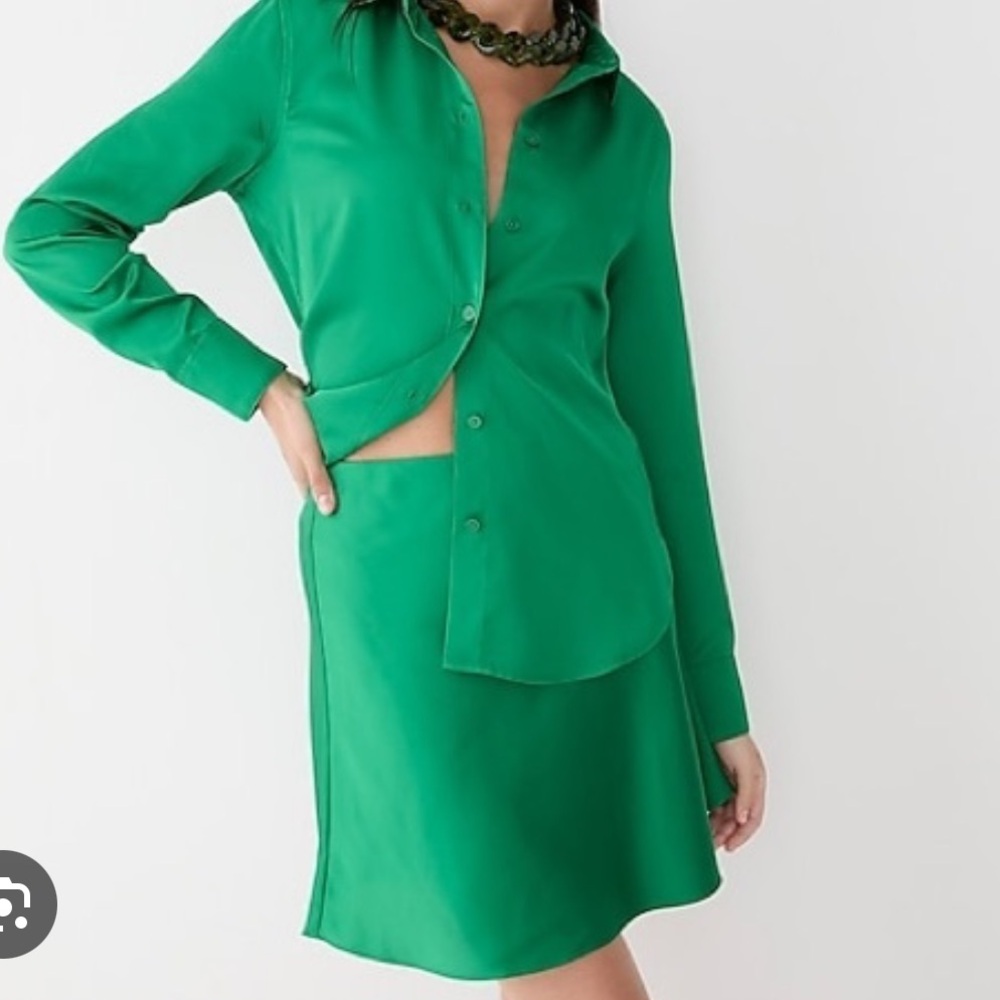 NWT J.Crew Mini Gwen Slip Skirt - Size Medium